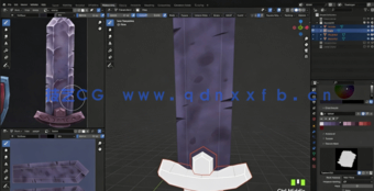 Blender 3.6游戏资产纹理绘制技术视频教程(图4)