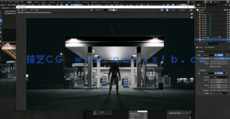 Blende逼真CGI场景实例制作流程视频教程(图4)