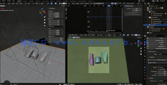 Blender护肤品产品三维动画广告完整制作流程视频教程(图5)