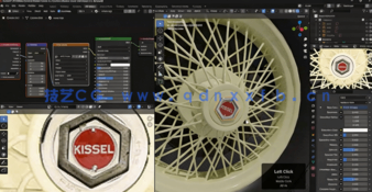  Blender经典老爷车完整建模制作流程视频教程(图2)
