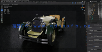  Blender经典老爷车完整建模制作流程视频教程(图4)