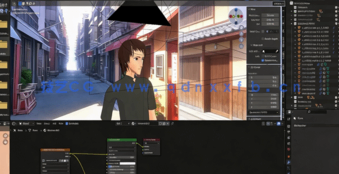 Blender卡通渲染动漫角色完整制作流程视频教程 (图5)