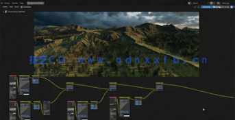 Blender逼真山丘地形场景制作流程视频教程 (图5)