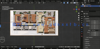 Blender 3D室内场景可视化制作视频教程(图3)