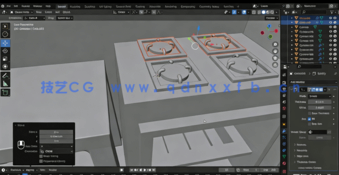 Blender卡通迷你等距厨房房间实例制作视频教程 (图2)