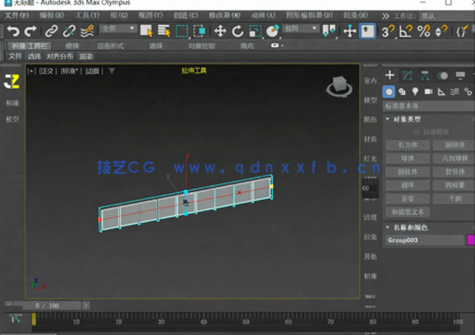 JZ动态模型平台模型_栏杆(图1)