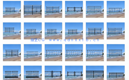 JZ动态模型平台模型_栏杆(图5)