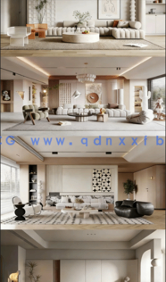 184套高颜值家装各空间3DMax场景模型(图4)