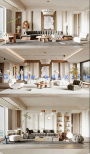 184套高颜值家装各空间3DMax场景模型(图6)