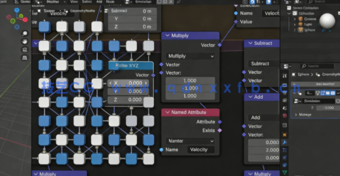 Blender几何节点物理模拟技术视频教程 (图2)