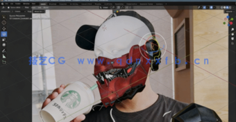 Blender与AE赛博朋克机甲VFX视觉特效制作视频教程(图6)
