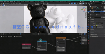 Blender小熊软糖实例制作工作流程视频教程(图3)