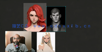 Blender头部面部数字雕刻技术训练视频教程(图3)