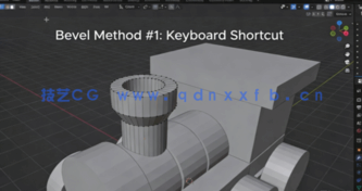 Blender玩具火车快速建模技术视频教程(图6)