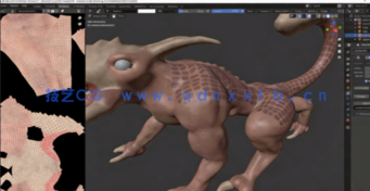 Blender数字雕刻从入门精通技能训练视频教程(图5)
