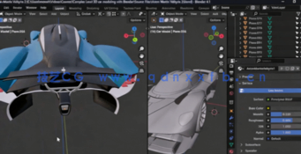 Blender 3D汽车完整制作工作流程视频教程(图4)