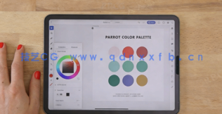 AI创建矢量图绘制卡通形象工作流程视频教程(图3)