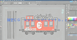  Illustrator5种画笔笔刷创建矢量图形视频教程(图3)