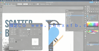  Illustrator5种画笔笔刷创建矢量图形视频教程(图5)