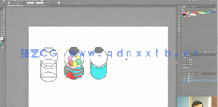 Illustrator创建复古流行等距设计与动画视频教程(图2)