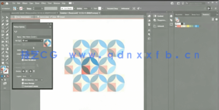  AI创建六种独特复古几何矢量图案工作流程视频教程(图4)
