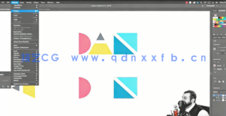 AI初学者矢量复古字体图标标志设计工作流程视频教程(图1)