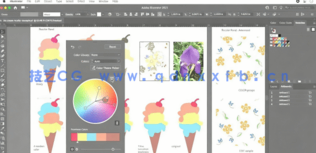 【中文字幕】AI重新着色工具绘制波普艺术矢量图案视频教程(图3)