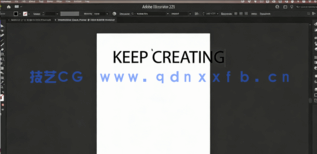 AI混合模式工具创建海报矢量文本效果视频教程(图1)