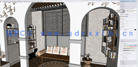 【中文字幕】Enscape与SketchUp卧室室内可视化渲染技术视频教程(图2)