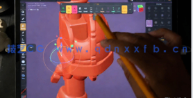 【中文字幕】Nomad Sculpt忍者神龟角色雕刻建模设计视频教程(图2)