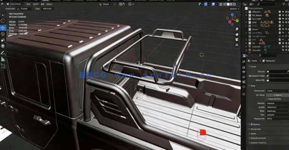Blender逼真吉普车完整制作流程视频教程 (图4)
