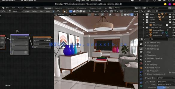 Blender室内设计完整场景建模视频教程(图3)