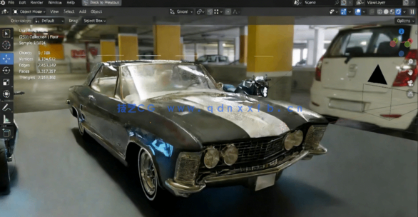 Blender未来派逼真摩托车建模制作视频教程(图3)