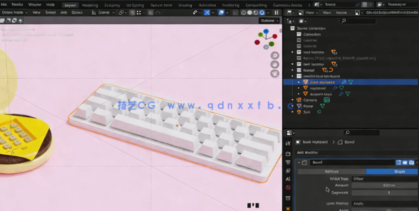Blender电子产品3D硬表面建模训练视频教程(图3)