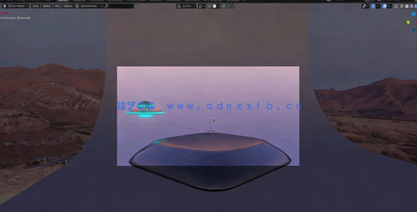 Blender飞行UFO飞碟实例制作视频教程(图2)