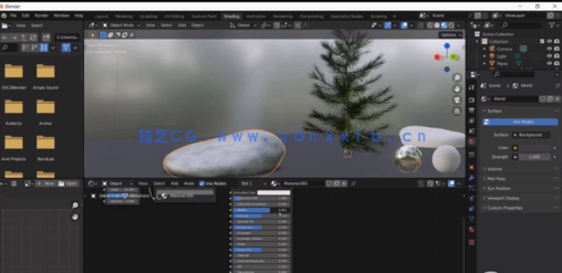  Blender圣诞树场景完整实例制作视频教程(图5)