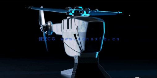 Blender纳米黑蜂无人机完整实例制作视频教程 (图4)