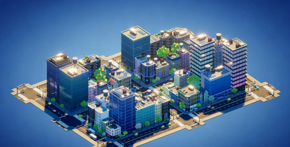 Blender使用素材管理资产库制作迷你立方城市视频教程(图4)