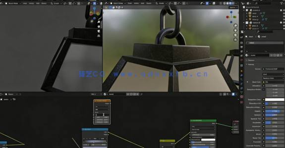 Blender诡异幻想环境场景实例制作流程视频教程(图2)