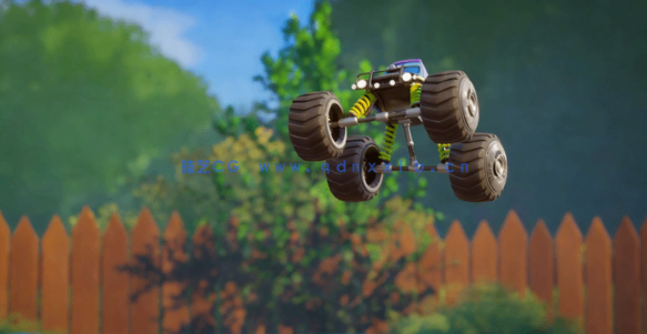 Blender越野车绑定动画完整实例制作流程视频教程(图3)