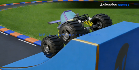 Blender越野车绑定动画完整实例制作流程视频教程(图5)