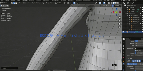  Blender动漫人物建模实例制作训练视频教程(图5)