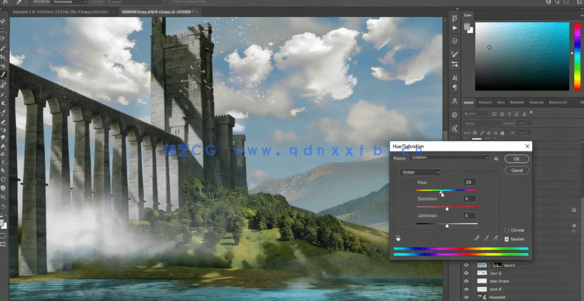 Blender与PS概念艺术场景设计实例制作视频教程(图4)