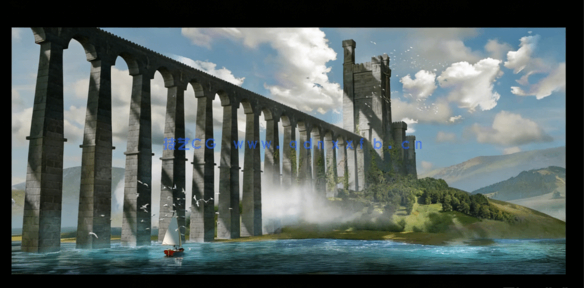 Blender与PS概念艺术场景设计实例制作视频教程(图5)