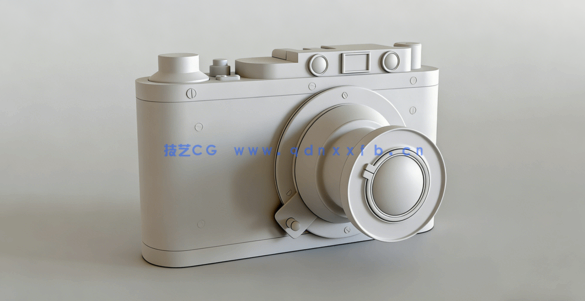 Blender和Substance Painter复古相机完整制作流程视频教程(图2)