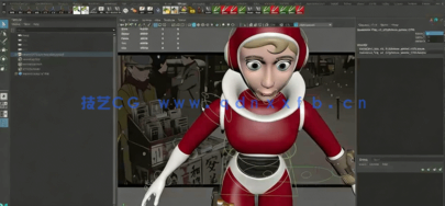 Maya人类角色行走跳跃身体力学动画制作视频教程 (图3)