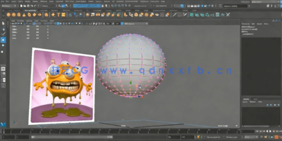 Maya创建卡通风格怪物角色完整制作工作流视频教程(图2)