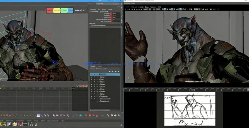 Maya影视级写实角色动画表演视频教程第一季(图3)