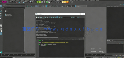 Maya中Python角色嘴唇下巴绑定动画训练频教程(图4)
