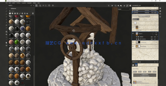 Blender中世纪水井游戏资产完整制作工作流程视频教程(图3)